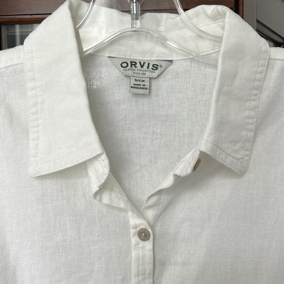 Women's Orvis Line Blend Button Down Shirt in EUC - Picture 3 of 9